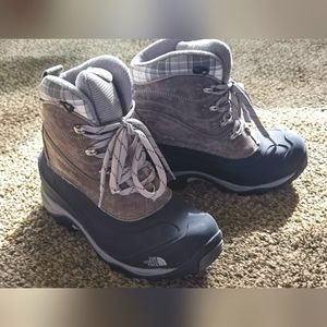 The Northface Primaloft Winter Snow Hiking Boots Water Proof Women 7